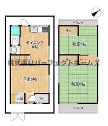 春日町戸建て　賃貸の物件間取画像